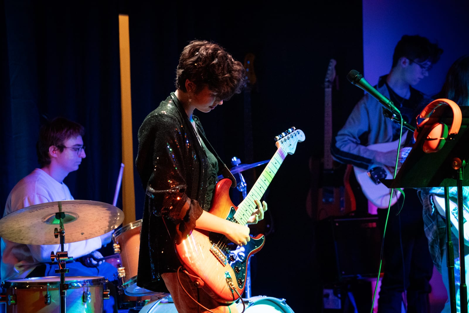 A Twelve Tone Music School student performing live in Glenview, IL